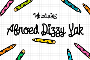 Afroed Dizzy Yak: A Playful Display Typeface for Digital Branding