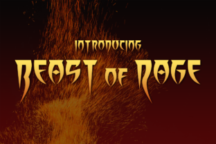 Beast of Rage: A Display Font That Commands Attention