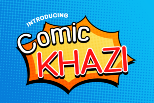 Comic Khazi: A Charming Display Font for Editorial Design
