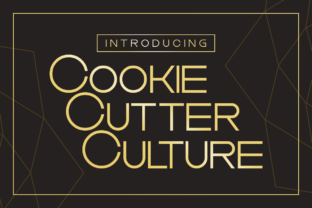 Cookie Cutter: A Whimsical Display Font for Branding