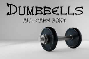 EP Dumbbells: A Bold Display Typeface for Brand Builders