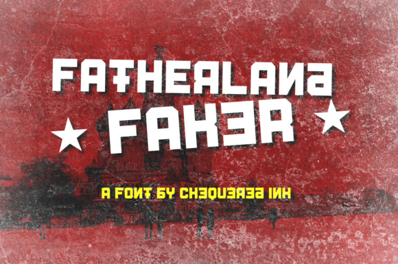 Fatherland Faker: A Display Font That Adds Instant Polish to Your Brand