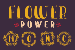 Flower Power: A Display Font for Editorial Flourishes
