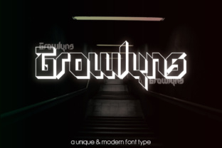 Growlyns Font Review: A 3D Display Typeface for Creative Makers