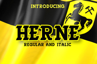 Herne: A Fancy Display Font for Bold Branding