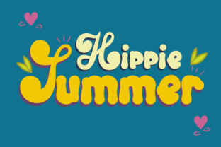 Hippie Summer: A Groovy Display Font for Makers