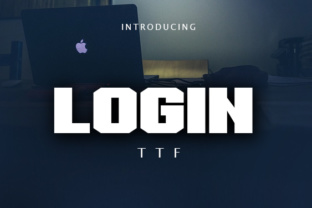 Login: A Bold Techno Typeface for Editorial Impact