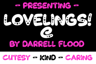 Lovelings: A Warm Marker Typeface for Editorial Storytelling