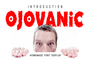 Ojovanic: A Bold Display Font for Horror-Inspired Branding