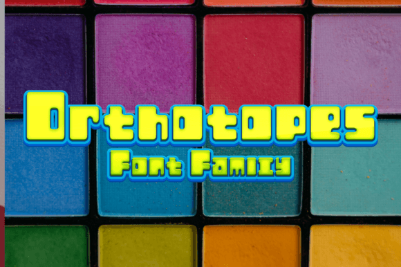 Orthotopes Family: A Display Typeface for Web Designers