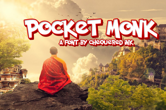 Pocket Monk: A Display Font That Breathes With Your Content
