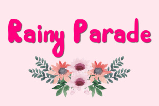 Rainy Parade: A Rugged Display Font for Bold Branding