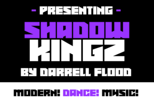 Shadowkingz: A Sharp Sci-Fi Font for Handmade Projects