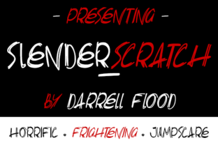 Slenderscratch: A Scribbly Horror Font for Creative Makers
