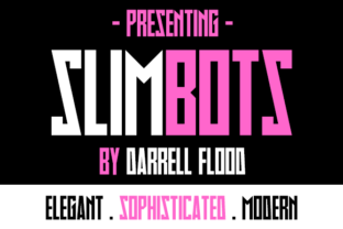 Slimbots Font: A Sharp Display Typeface for Modern Web Design