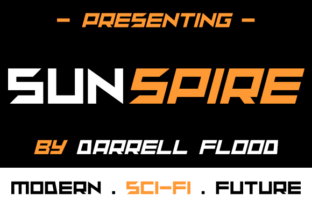 Sunspire: A Modern Display Font for Memorable Branding