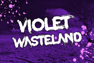 Violet Wasteland: A Graffiti Display Font That Commands Attention