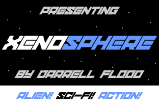 Xenosphere: A Sci-Fi Display Typeface for Campaign Designers