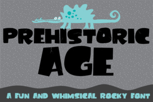 ZP Prehistoric Age: A Display Font with Rocky Charm